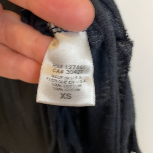 Wildfox fringe summer tee top XS oversized 🐝 - Picture 6 of 6